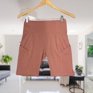 La Kottee Spandex Athletic Shorts with Multiple Pockets – Size Small